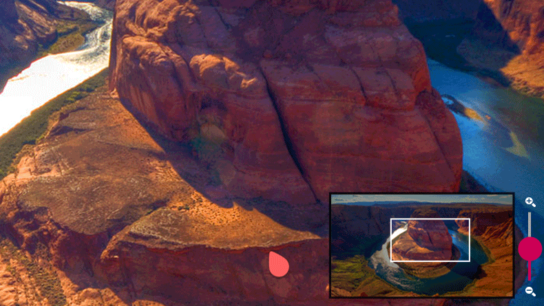 Click the point as you want on sub screen